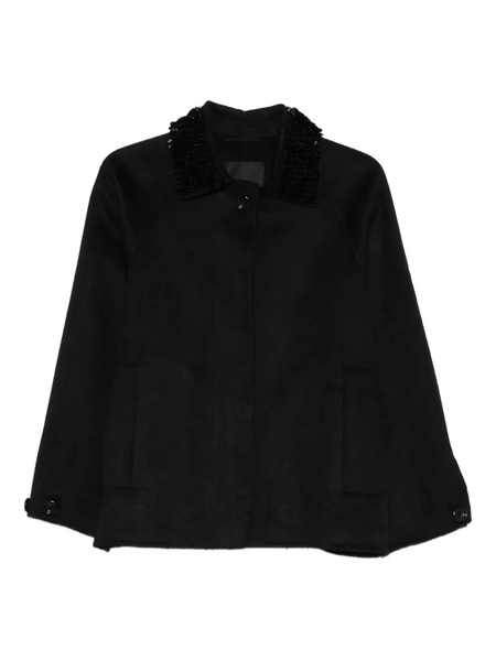  Liu Jo Embellished-collar Jacket - Black 
