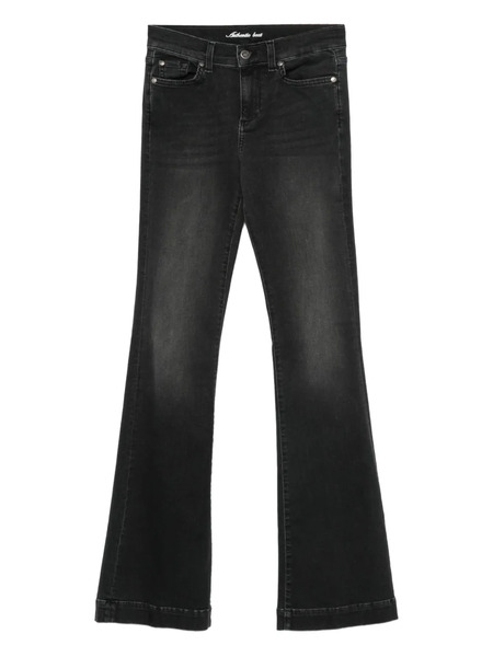  Liu Jo Embellished Flared Jeans - Black 