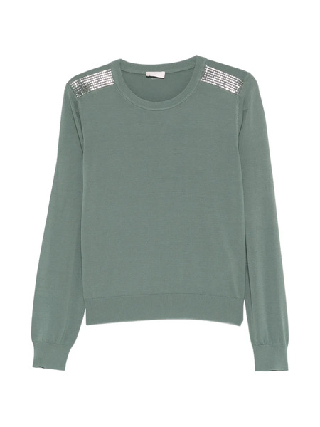  Liu Jo Embellished Sweater - Green 