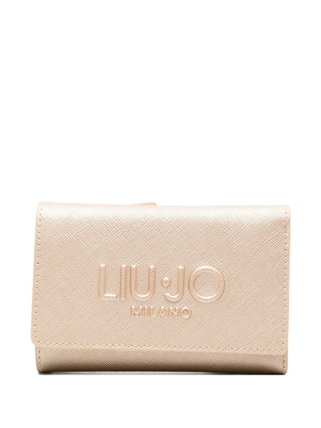  Liu Jo Embossed Bifold Wallet - Neutrals 