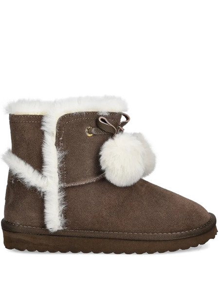  Liu Jo Faux-fur Pompom Boots - Brown 