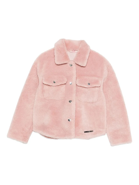  Liu Jo Flap-pocket Faux-fur Jacket - Pink 