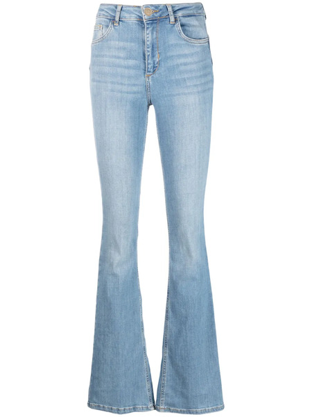  Liu Jo Flared-cut Denim Jeans - Blue 