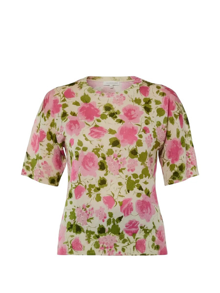  Liu Jo Floral Crew-neck Top - Neutrals 