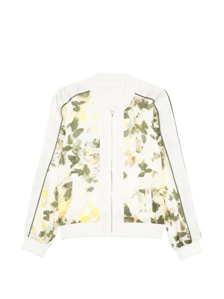  Liu Jo Floral Print Bomber Jacket - White 