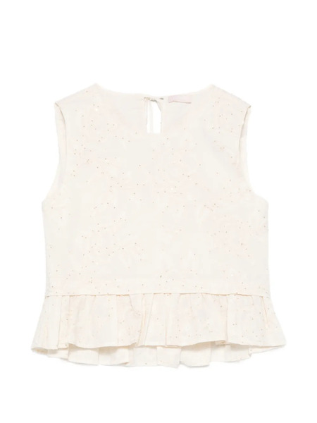  Liu Jo Floral Sequin Blouse - Neutrals 
