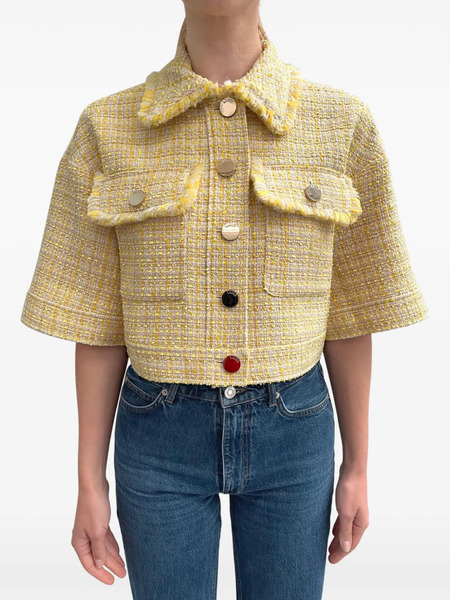  Liu Jo Fringed Jacket - Yellow 