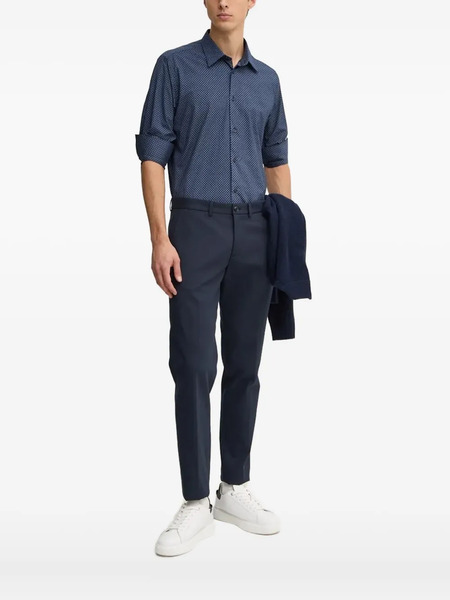  Liu Jo Geometric-print Buttoned Shirt - Blue 