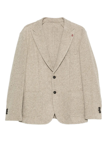  Liu Jo Herringbone Blazer - Neutrals 