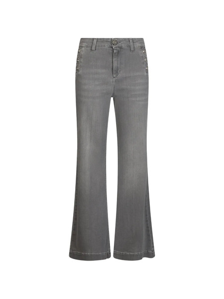  Liu Jo High-rise Button Flared Jeans - Grey 
