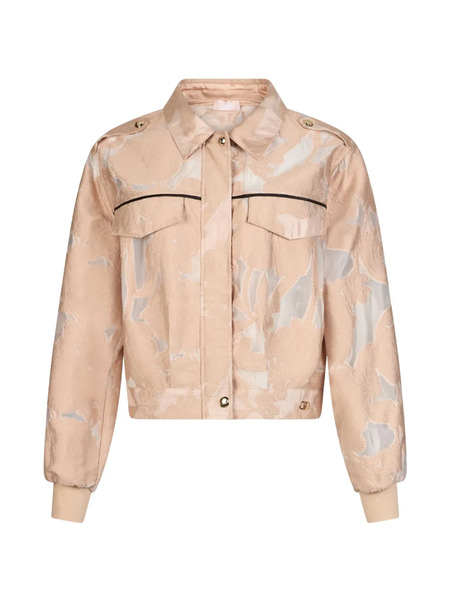  Liu Jo Jacquard Bomber Jacket - Neutrals 