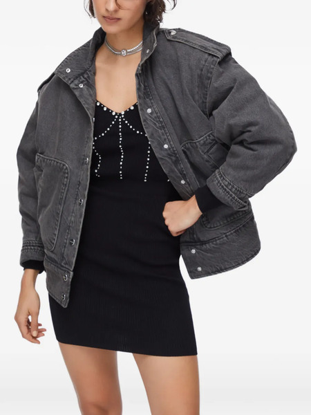  Liu Jo Jewel-embroidered Denim Jacket - Grey 