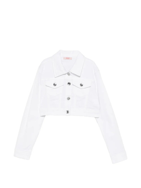  Liu Jo Kids Button-fastening Jacket - White 