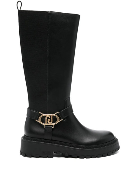  Liu Jo Knee-high Leather Boots - Black 