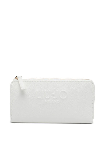  Liu Jo Large Embossed Logo Wallet - White 