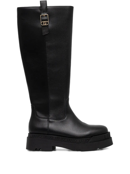  Liu Jo Leather Boots - Black 