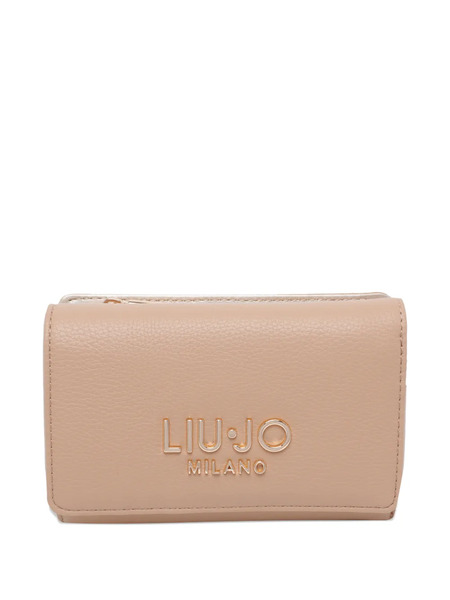  Liu Jo Logo-appliqué Wallet - Neutrals 