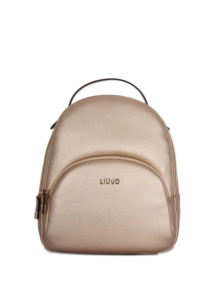  Liu Jo Logo Backpack - Gold 
