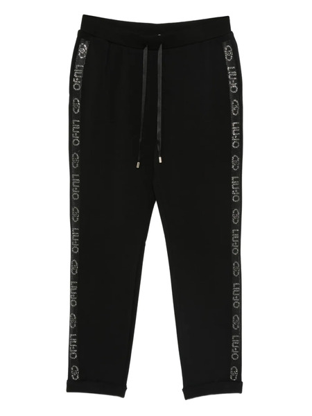  Liu Jo Logo-detail Drawstring Track Pants - Black 