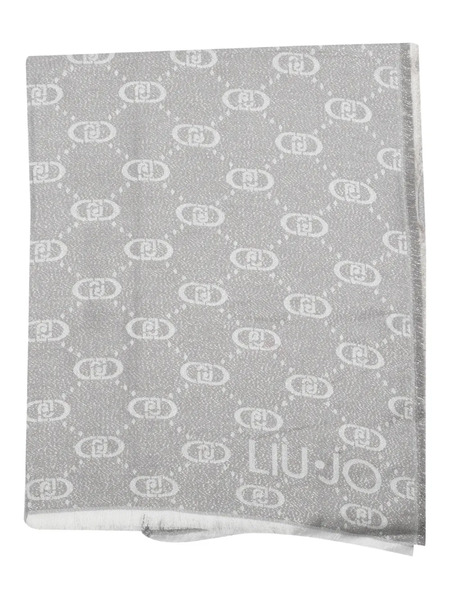  Liu Jo Logo-patterned Scarf - Grey 