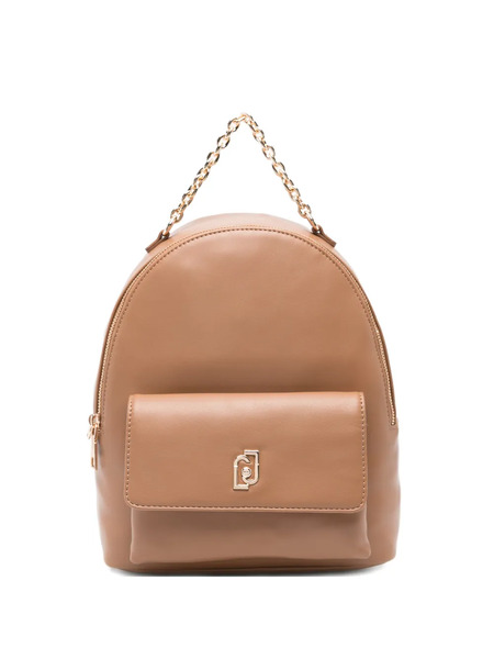  Liu Jo Logo-plaque Backpack - Brown 