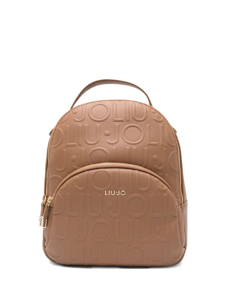  Liu Jo Logo-plaque Backpack - Neutrals 