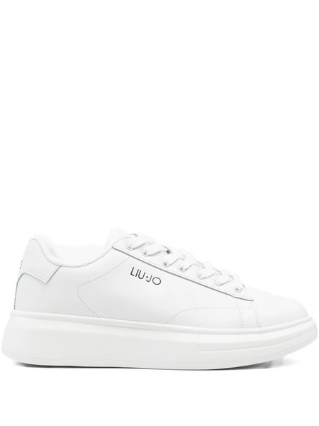  Liu Jo Logo-plaque Platform Sneakers - White 