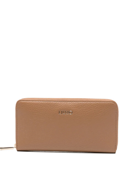  Liu Jo Logo-plaque Zip Wallet - Neutrals 