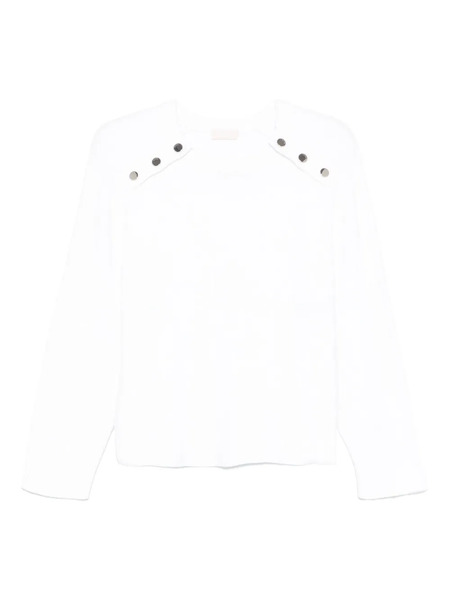  Liu Jo Long Sleeve Top - White 