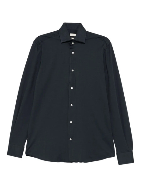  Liu Jo Long-sleeved Silk Shirt - Blue 