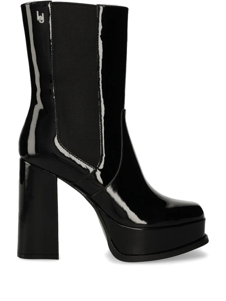  Liu Jo 110mm Patent Boots - Black 