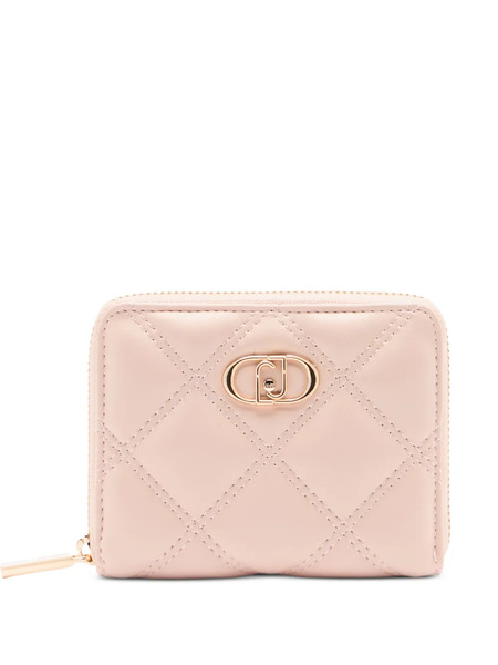  Liu Jo Monogram Quilted Small Wallet - Pink 