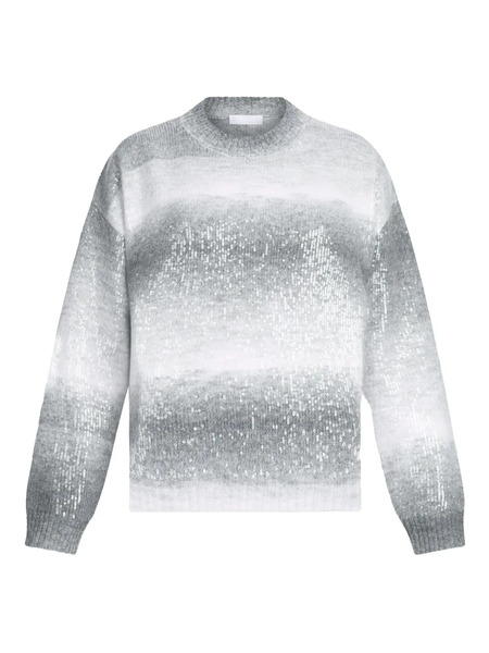  Liu Jo Ombre Sequin Sweater - Grey 