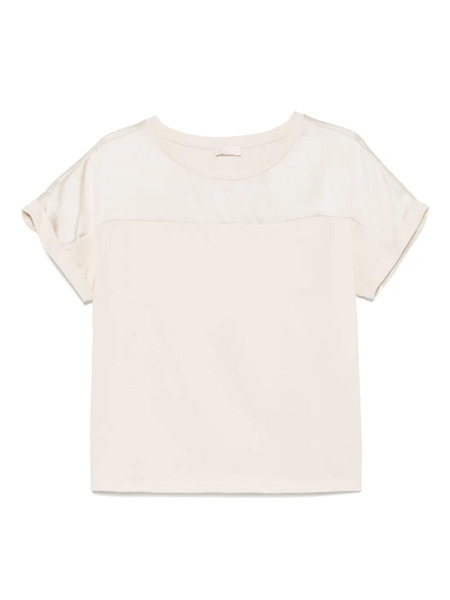  Liu Jo Panelled T-shirt - Neutrals 