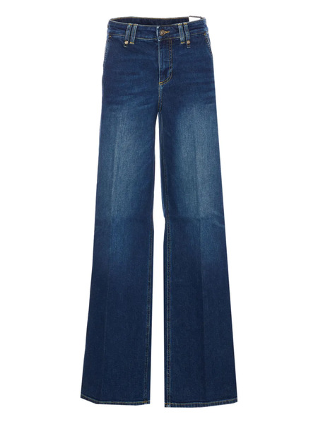  Liu Jo Patch-pocket Flared Jeans - Blue 