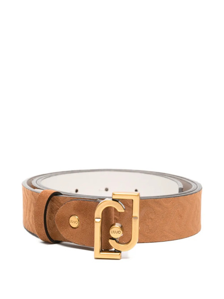 Liu Jo Patterned Buckle Belt - Neutrals 
