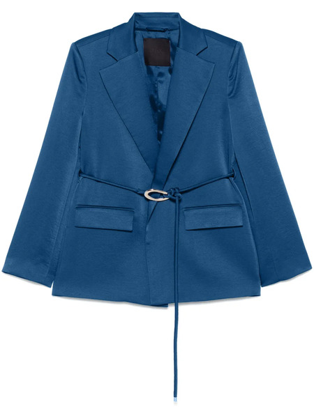  Liu Jo Peak-lapels Blazer - Blue 