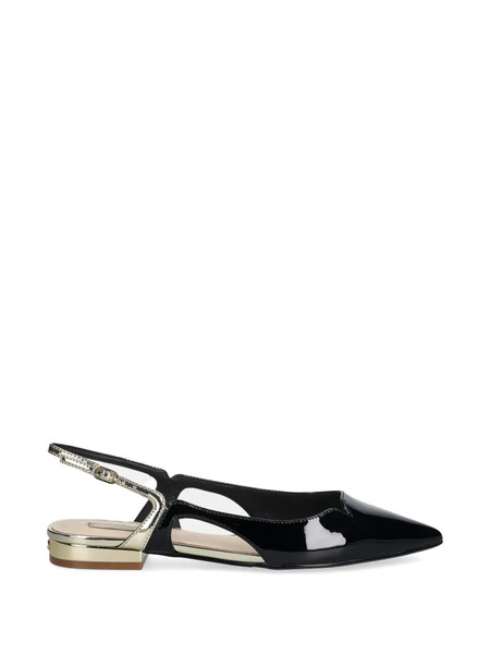  Liu Jo Pointed-toe Flat Pumps - Black 