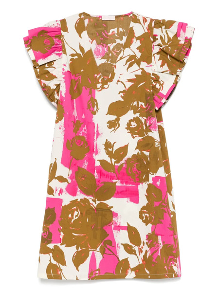  Liu Jo Poplin Mini Dress - Pink 