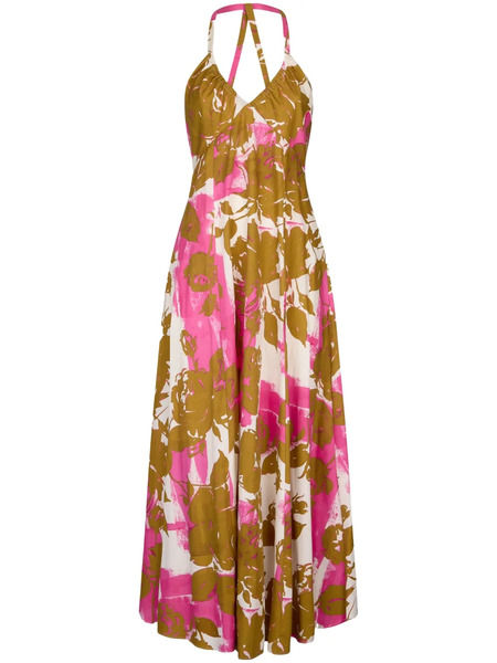  Liu Jo Printed Poplin Dress - Brown 