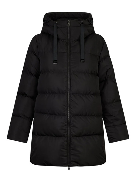  Liu Jo Quilted Hooded Down Jacket - Black 