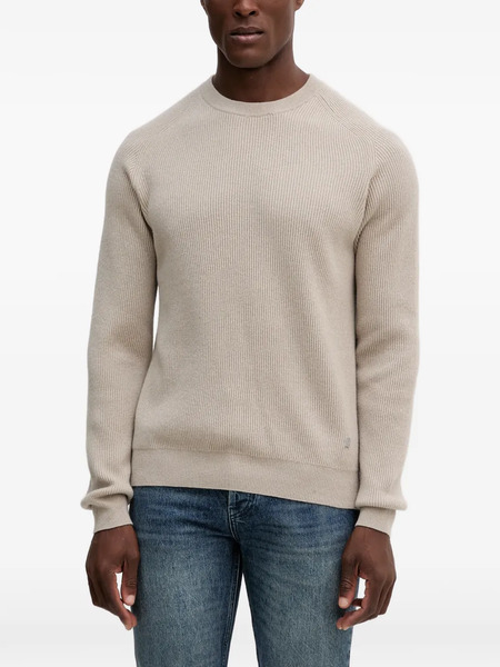  Liu Jo Ribbed Sweater - Neutrals 