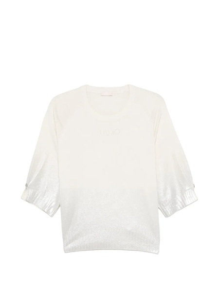  Liu Jo Round-neck T-shirt - Neutrals 