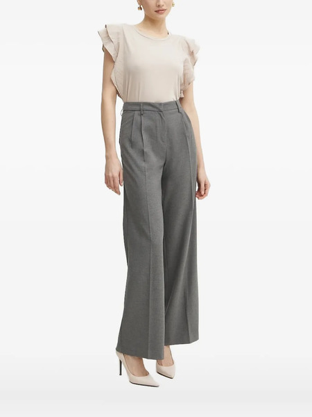  Liu Jo Ruffle-sleeve Top - Neutrals 