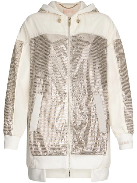  Liu Jo Sequinned Parka - Neutrals 