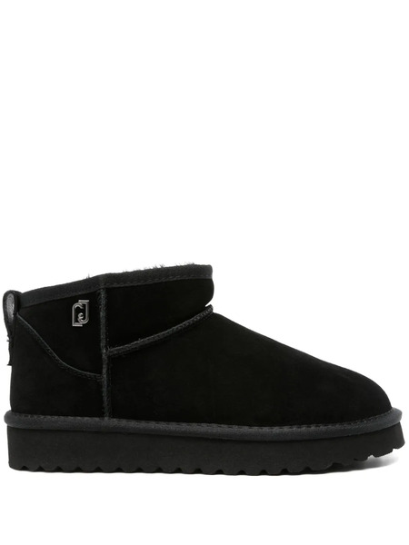  Liu Jo Suede Ankle Boots - Black 