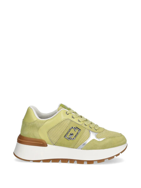  Liu Jo Suede Platform Sneakers - Yellow 