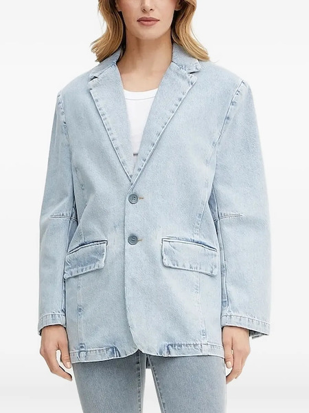  Liu Jo Three-button Denim Blazer - Blue 