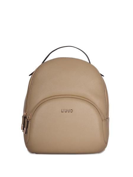  Liu Jo Top-handle Logo-detail Backpack - Neutrals 