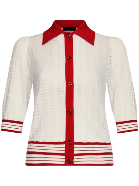  Liu Jo Two-tone Cardigan - White 